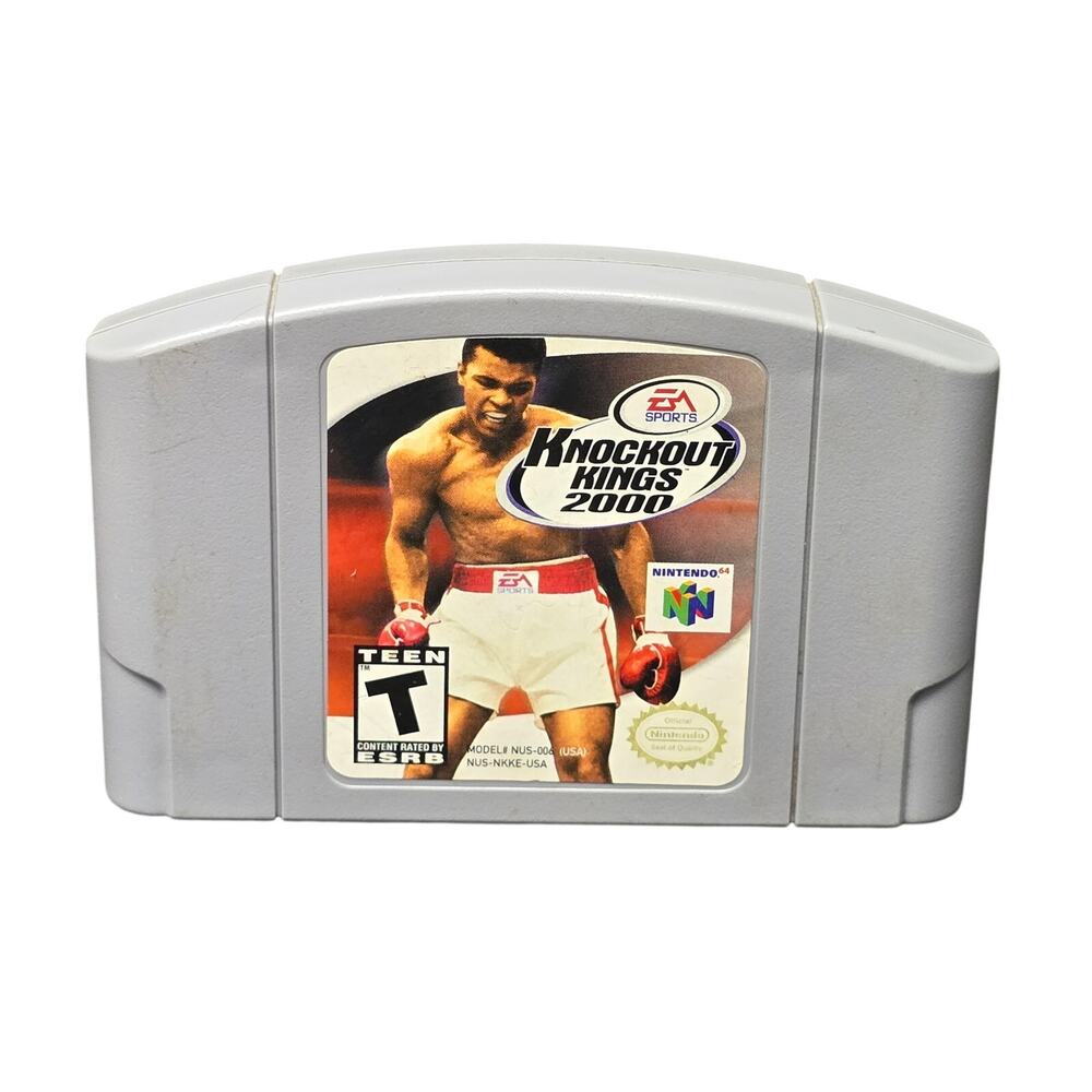 Knockout Kings 2000 Nintendo Game N64 Gaming Cartridge Boxing Video Game